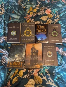 Tolkien Written Works 7 Book Paperback Bundle - Picture 1 of 2