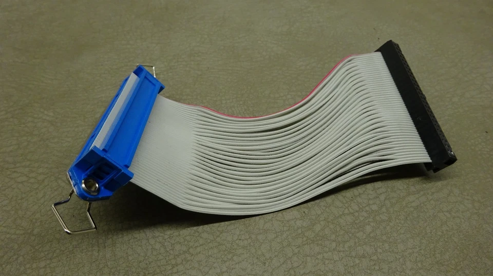 5" Flexi Ext 50 Pin F to Internal 50 Pin F SCSI Cable Zuluscsi Bluescsi SCSI2SD - Image 1 of 4