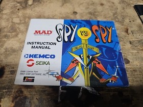 Nintendo NES Manual Only Spy VS Spy 
