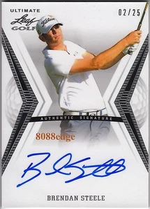 2012 LEAF ULTIMATE GOLF AUTO #BA-BS2: BRENDAN STEELE #2/25 AUTOGRAPH PGA WINNER - Picture 1 of 1