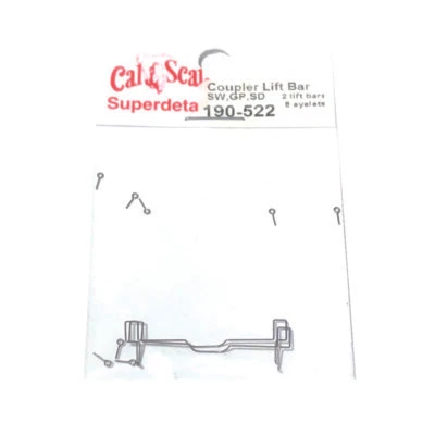NEW Cal Scale 190-522 Coupler Lift Bars For EMD GP & SD Units 1 Pair HO Scale - Image 1 of 2