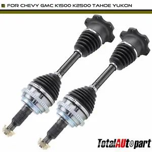 2x New CV Axle Assembly for Chevy GMC K1500 K2500 Tahoe Yukon Front Left & Right - Picture 1 of 8