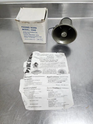 VIKING ELECTRONICS Bocina de Paginación Direccional Modelo 25AE - NUEVA Foto 1 de 4