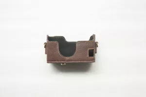 Handmade Genuine Real Leather Half Camera Case Bag Cover for Nikon 35Ti 28Ti - Picture 1 of 7
