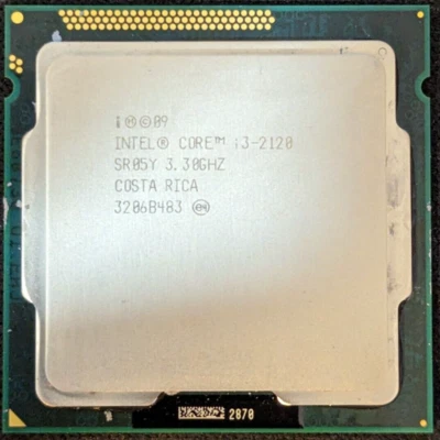 Intel Core i3-2120 3.3 GHz Desktop Processor CPU SR05y Costa Rica 3206B483 Works - Image 1 of 2
