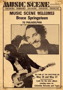Bruce Springsteen Philly 1978 Poster  A4-A3-A2 Sizes - Bild 1 von 1