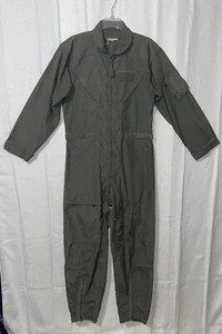 Vintage Size 44L Vietnam US Military Coveralls Sage Flyers 27/P Flight Suit - Picture 1 of 19