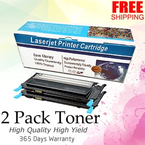 2 PK CLT-C409S Cyan Toner Cartridge for Samsung CLP-315 CLX-3175FN CLX-3175FW - Picture 1 of 1