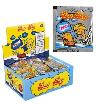 72 Fart Bomb Bags - Smelly Nasty Stinky Gas Odor Stink Bombs Prank Joke(6 Dozen)
