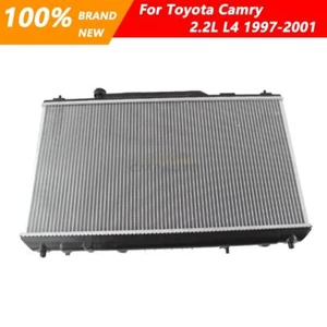 Aluminum Radiator with Oil Cooler For 1997-2001 Toyota Camry Solara 2.2L CU1909 - Picture 1 of 13