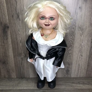 HUGE 20-in Bride Of Chucky TIFFANY DOLL Plush W/Clothes SPENCERS BRIDE OF CHUCKY - Picture 1 of 11
