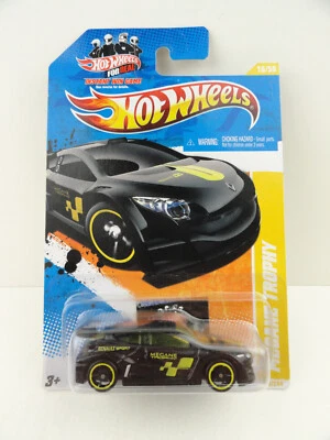 2011 Hot Wheels New Models #16 Megane Trophy (Black) - Image 1 of 4
