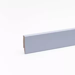 Sockelleisten - Fußleisten für Laminat 60mm Edelstahl Dekor - Bild 1 von 2