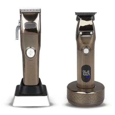 Common Wealth AHBV Professional Cordless Clipper & Trimmer Set Stand Haircut Kit - Image 1 of 4