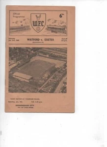 Watford v Exeter City 1959/60 Division 4 - Bild 1 von 1