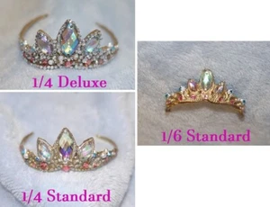 Tiara corona muñeca princesa enredada rapunzel 11" 16" 17" 1/6 o 1/4 ÚNICA NUEVA EN SU CLASE - Imagen 1 de 23