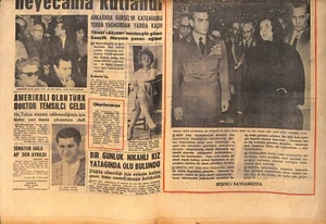 The Shah Iran Muhammad Reza Pahlavi second wife Soraya TURKISH Newspaper News - Imagen 1 de 3