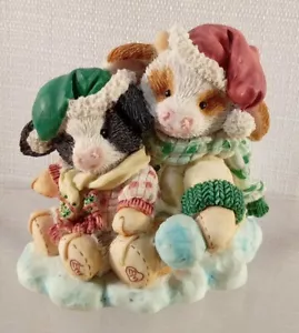 Figura Vaca Musgo Mary's Moo Feliz Navidad 1994 Enesco 651702 De Colección - Imagen 1 de 6