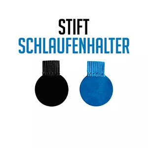 2x Stifthalter selbstklebend Stiftehalter Schreibhilfe Stiftschlaufe Stiftlasche - Bild 1 von 2