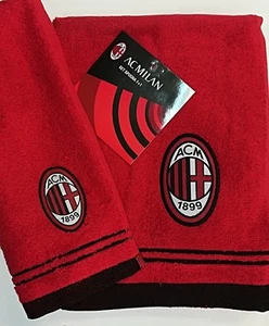 Asciugamano MILAN + ospite  set 2 pezzi Prodotto Ufficiale - Foto 1 di 1