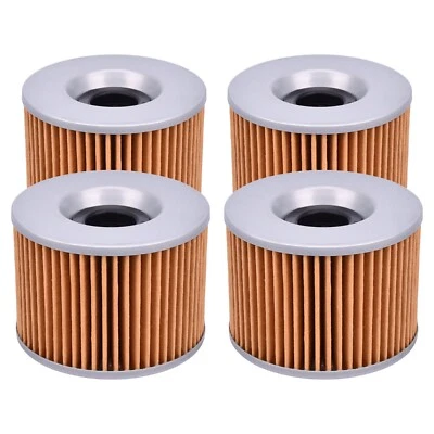 4Pack Oil Filter for Kawasaki KZ440 GPZ750 KZ1000 Honda Yamaha FZR750 FJ1200 - Image 1 of 4
