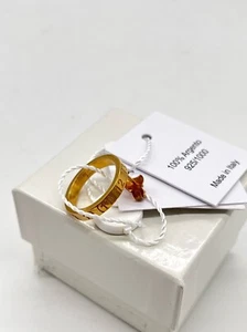 🔥[SALE]🔥 Maison Margiela Gold Silver Logo Earring - Picture 1 of 7