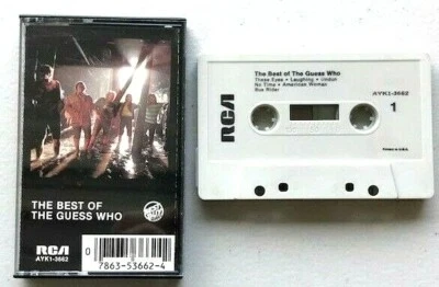 The Best of The Guess Who RCS Cassette Tape music - tested plays good  - Image 1 of 3