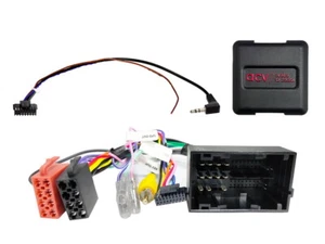 Adaptador de radio de coche para Fiat 500 tipo 312 Doblo tipo 263 volante botones adaptador ISO - Imagen 1 de 7