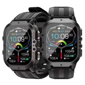 Smart Watch Men Outdoor Sport Bluetooth Call 1.96" Large Screen Health Monitor - Picture 1 of 29