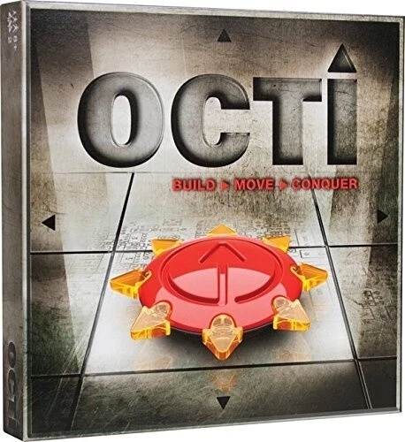 FoxMind Octi Strategy Board Game Build Move Conquer 2010