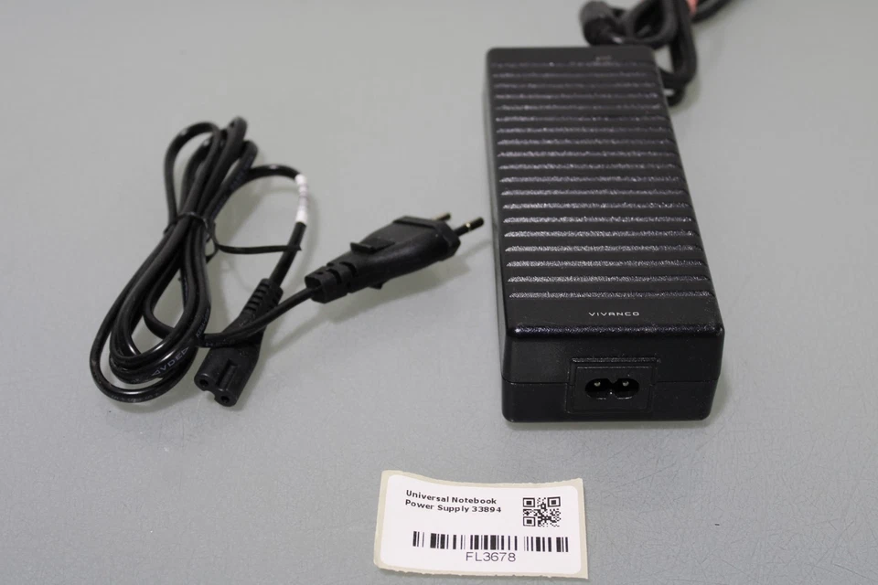 VIVANCO 33894 Netzteil Universal, 15-20 Volt, Schwarz - Bild 1 von 4