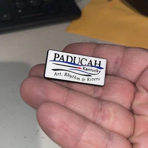 Paducah Kentucky Souvenir Souvenir Lapel Hat Jacket Pin McCracken County - Picture 1 of 2