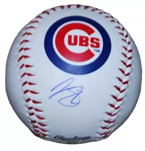 JUSTIN STEELE signed (CHICAGO CUBS) MLB logo baseball BECKETT BAS BR67630 - Picture 1 of 2