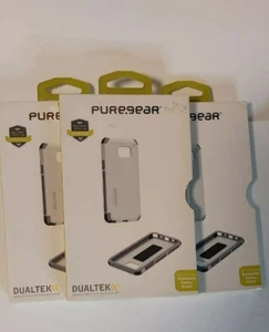 3Pc Original Puregear DualTek Extreme Impact Case For Samsung Galaxy Note 5 Whit - Picture 1 of 10