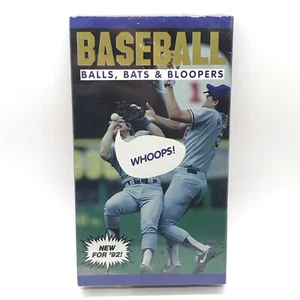 BASEBALL: Balls, Bats, & Bloopers VTG 1992 (VHS) Sports NOS New & Sealed - Picture 1 of 9