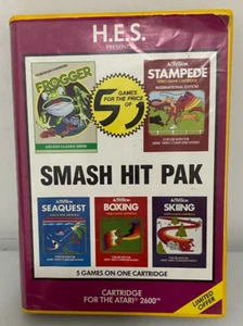 5 Game Smash Hit Pak Atari 2600 Activision HES Boxed with instructions - Picture 1 of 3