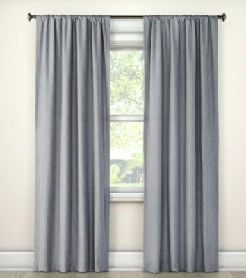Heathered Thermal Room Darkening Curtain Panel Room Essentials 84" x 42" - Image 1 of 4