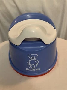 BabyBjorn Smart Potty for Toilet Training Blue Red - Picture 1 of 3