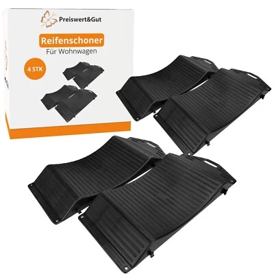 4 x Reifenschoner 13-18 Zoll Reifenschutz 1250 kg Reifenschuh Standplatten - Bild 1 von 4