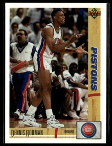 1991-92 Upper Deck Italian #50a Dennis Rodman - Picture 1 of 2