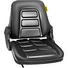 VEVOR Universal Forklift Suspension Seat Folding w/180°Adjustable Backrest Angle