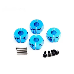 For HSP 1/10 RC Car Aluminium 7.0 Wheels Hex 12mm Hex Hubs Drive + Pins & Screws - Picture 1 of 12