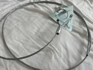 3" inch American Earth Anchors Steel Arrowhead anchor with 60 inch cable - Picture 1 of 9