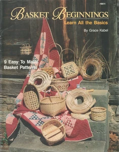 Basket Beginning Learn All the Basics - 9 Easy to Make Basket Patterns #8611 - Picture 1 of 7