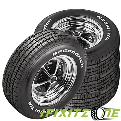 4 BFGoodrich Radial T/A 155/80R15 83S All Season Performance White Letters Foto 1 de 4