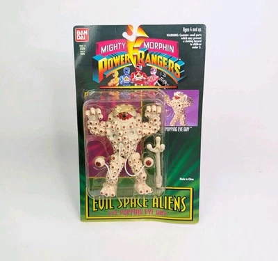 Bandai 1994 Mighty Morphin Power Rangers Evil Space Aliens Popping Eye Guy NEW! - Image 1 of 4