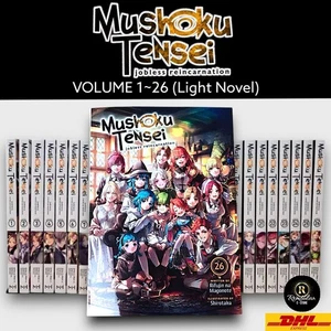 Mushoku Tensei Jobles Reencarnation Light Novel Vol. 1-26 Versión Inglés NUEVO - Imagen 1 de 17