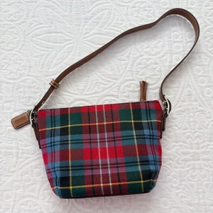 SELTENE Coach Mini-Tasche Tartan Wolle, Weihnachten kariert - Bild 1 von 7