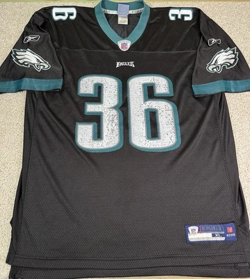 Camiseta Brian Westbrook Philadelphia Eagles preta Reebok NFL • Masculina GG - Imagem 1 de 4