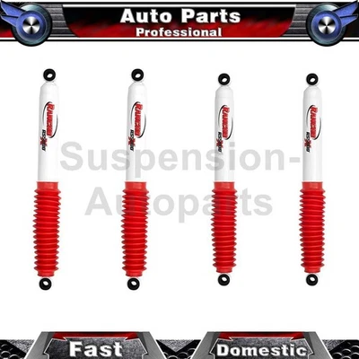 Se adapta a Jeep J-100 1963 1964 1965 1966 4X Amortiguadores delanteros traseros Puntales Amortiguador Foto 1 de 3